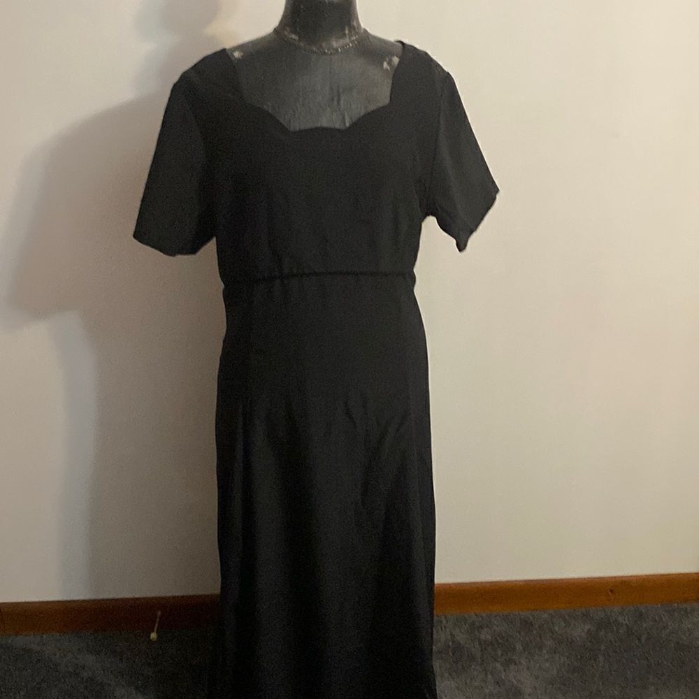 Stage Accents Performance Apparel Vintage Black dress, size 20 - Picture 1 of 6